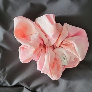 Pink scrunchie